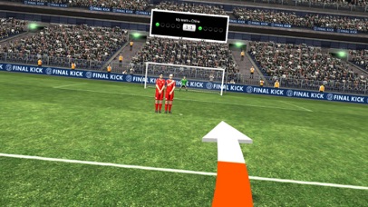 Final Kick VR - Virtual Reality free soccer game for Google Cardboard Screenshot 2