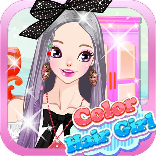 Color Hair Girl – Makeover Beauty Princess Fashion Salon Game for Girls and Kids icon