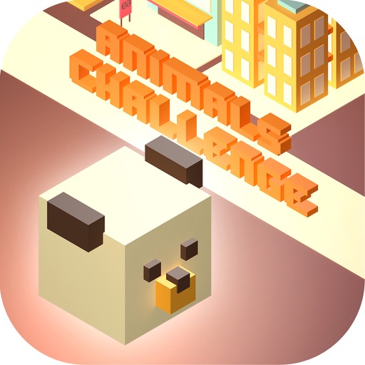 Crossy Tiny Animal Run - Cube Animals Road Challenge icon