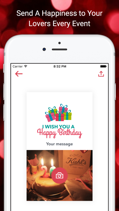 Screenshot #2 pour Birthday Card Maker - Photo Personnalisé Cartes Postales, Thank you Cards for Special Occasion