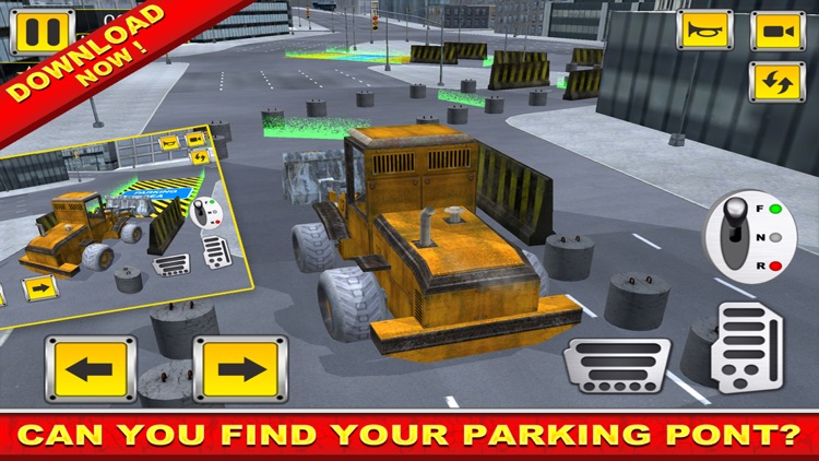 Multi Level - Big Truck, Mixer Truck, Backhoe - Parking Simulator 3D Games screenshot-3