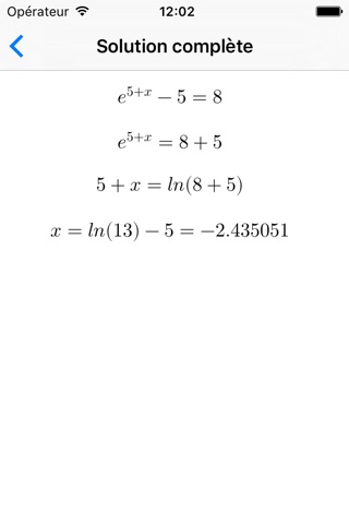 Exponential Equations   ++ screenshot 2