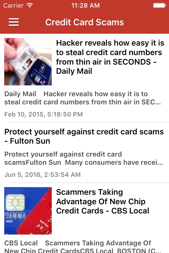iPhone screenshot