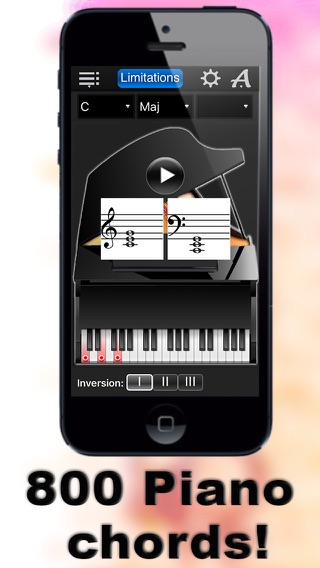 Piano Chords Compass Lite LRのおすすめ画像1