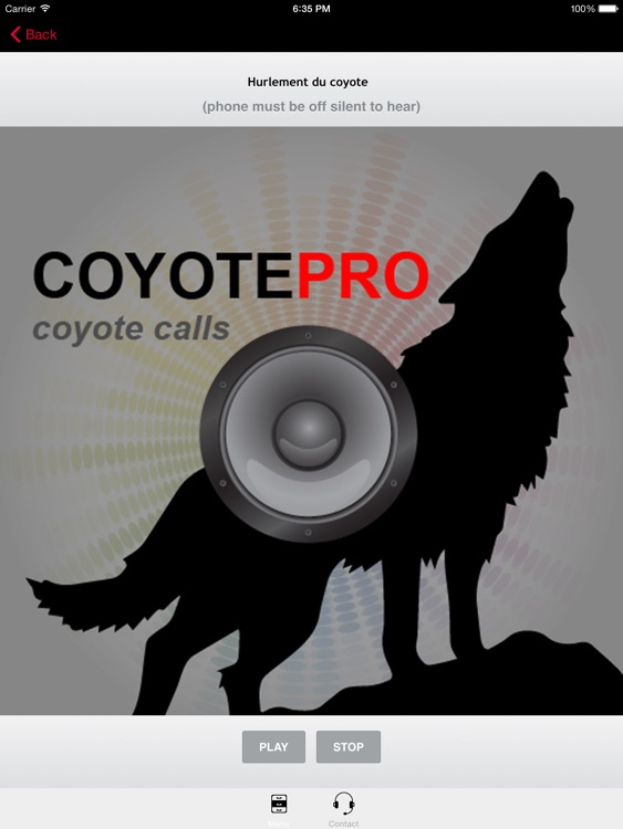 Le Coyote Appelle à La Chasse Aux Prédateurs -- (aucune annonce)Bluetooth Compatibles