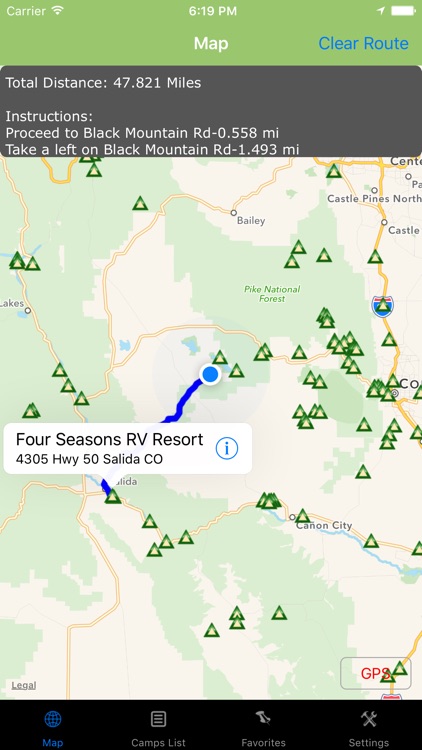 Colorado – Camping & RV spots