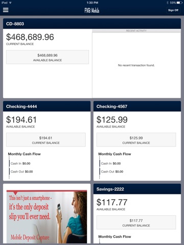 FNB Granbury Mobile for iPad screenshot 3
