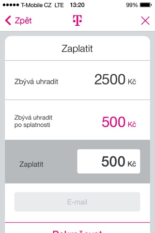 Můj T-Mobile Business screenshot 3