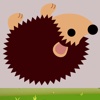 Free Brown Hedgehog Rolling