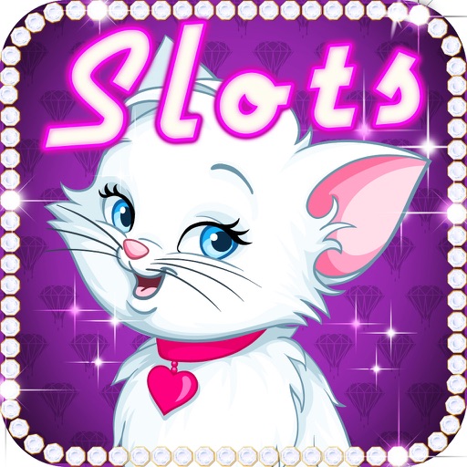 Glitter - Kitty Slots - Hit It Rich Casino Game Icon