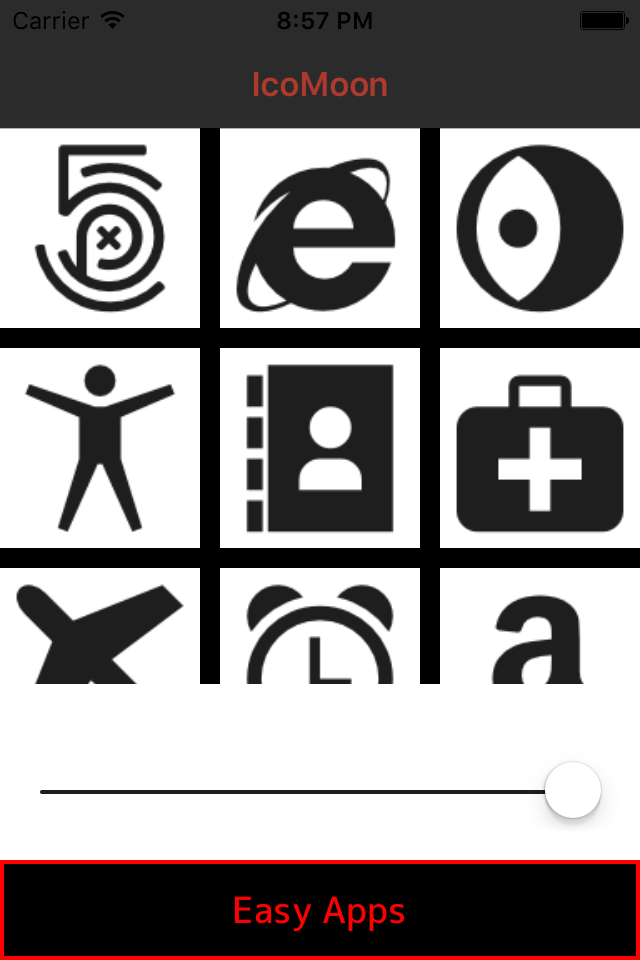 IcoMoon Cheatsheet - Icon Font with tagline