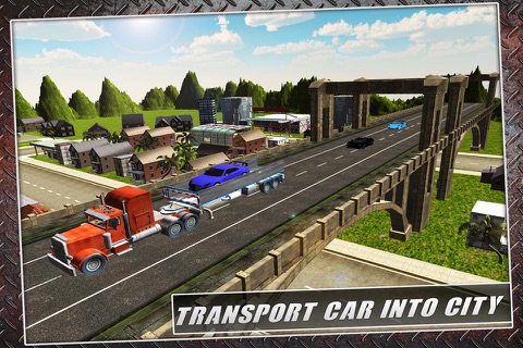 Car Transporter Carriage Truck 3D - Transport Sports Cars in Heavy Truck & Cruise Freight screenshot 2