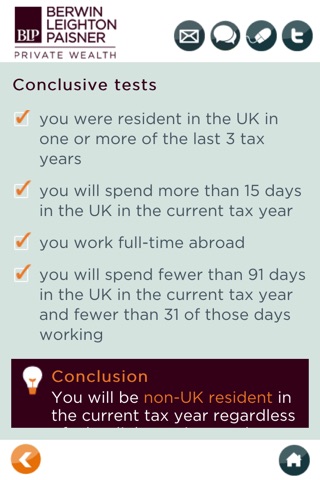 BCLP Tax Residence Test screenshot 3