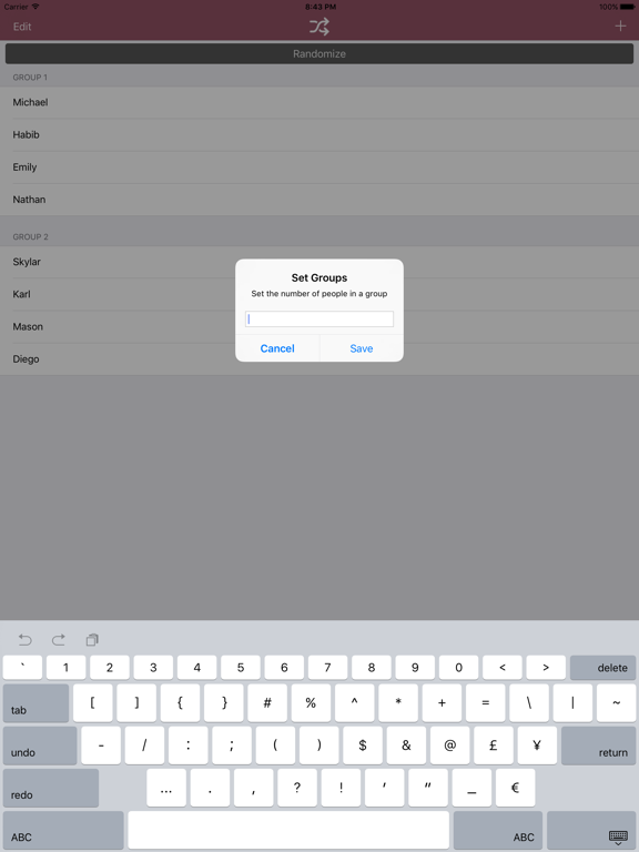 Screenshot #5 pour Pair Randomizer