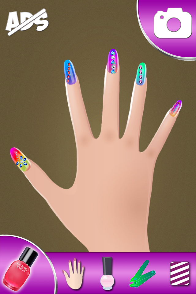 3D Nail Spa Salon – Cute Manicure Designs and Make.up Games for Girls