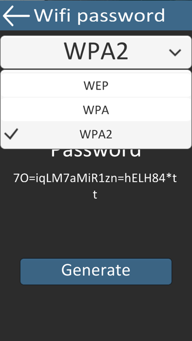 Screenshot #2 pour Wifi password Generator 1