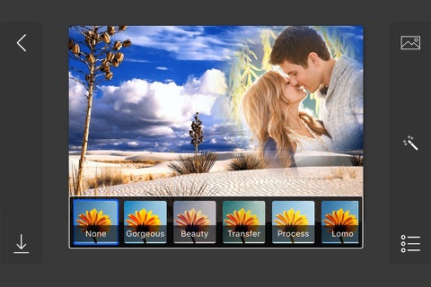 Desert Photo Frames - make eligant and awesome photo using new photo frames screenshot 2