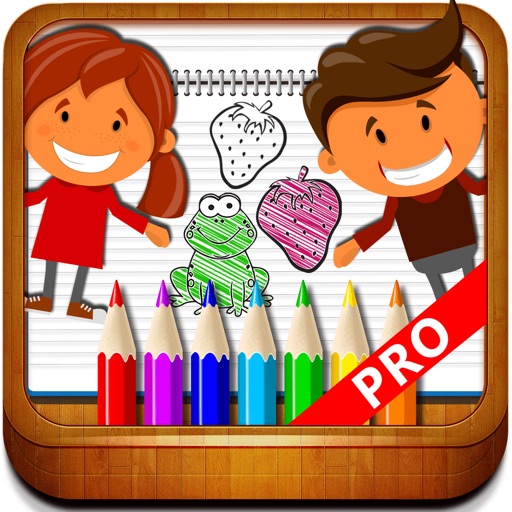 Preschool EduPaint-Free Color Book, Coloring Pages & Fun Educational Learning Games For Kids! Pro icon