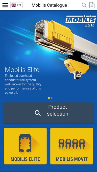 Mobilis app screenshot