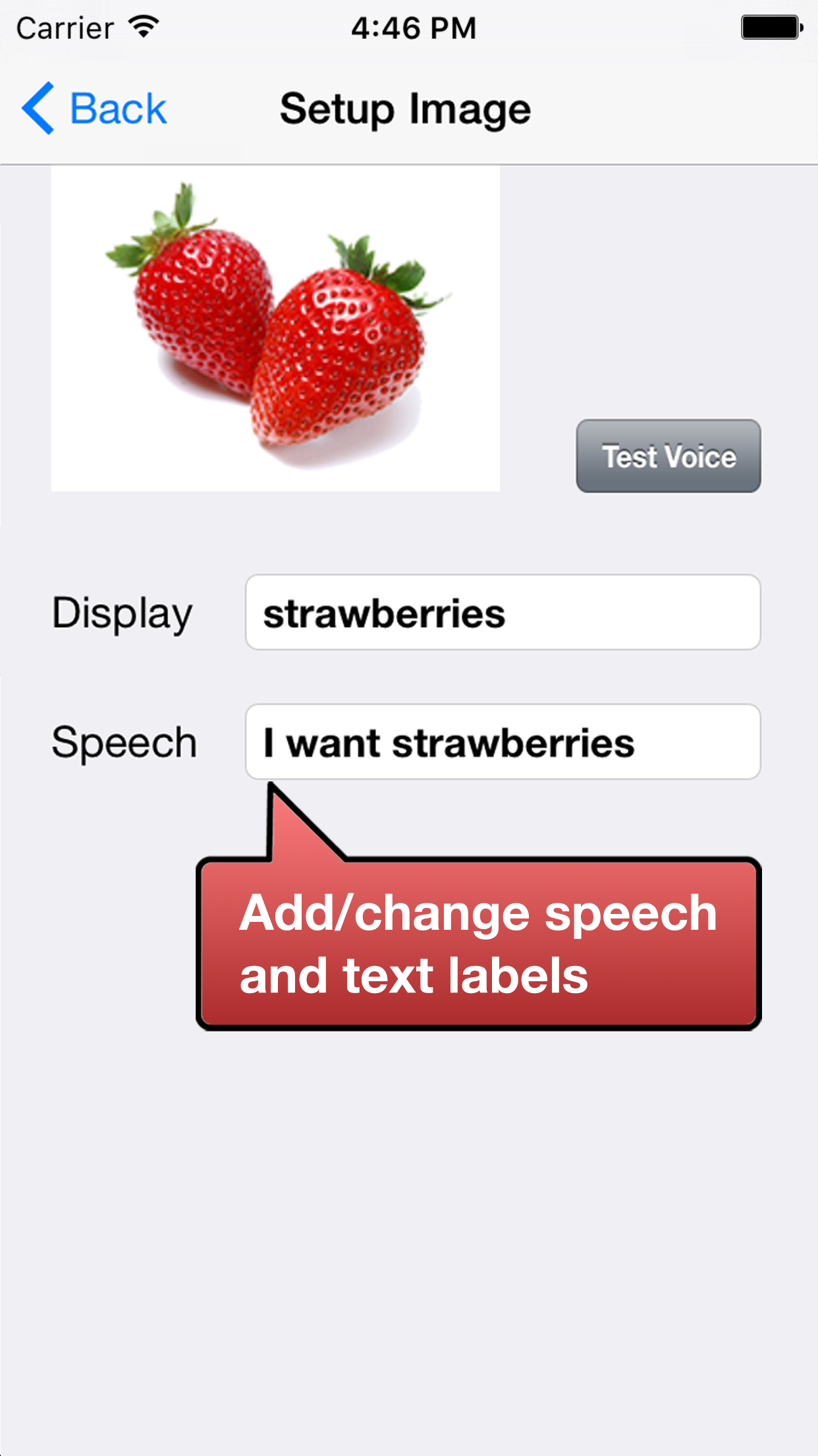 image2talk - functional communication app using real images