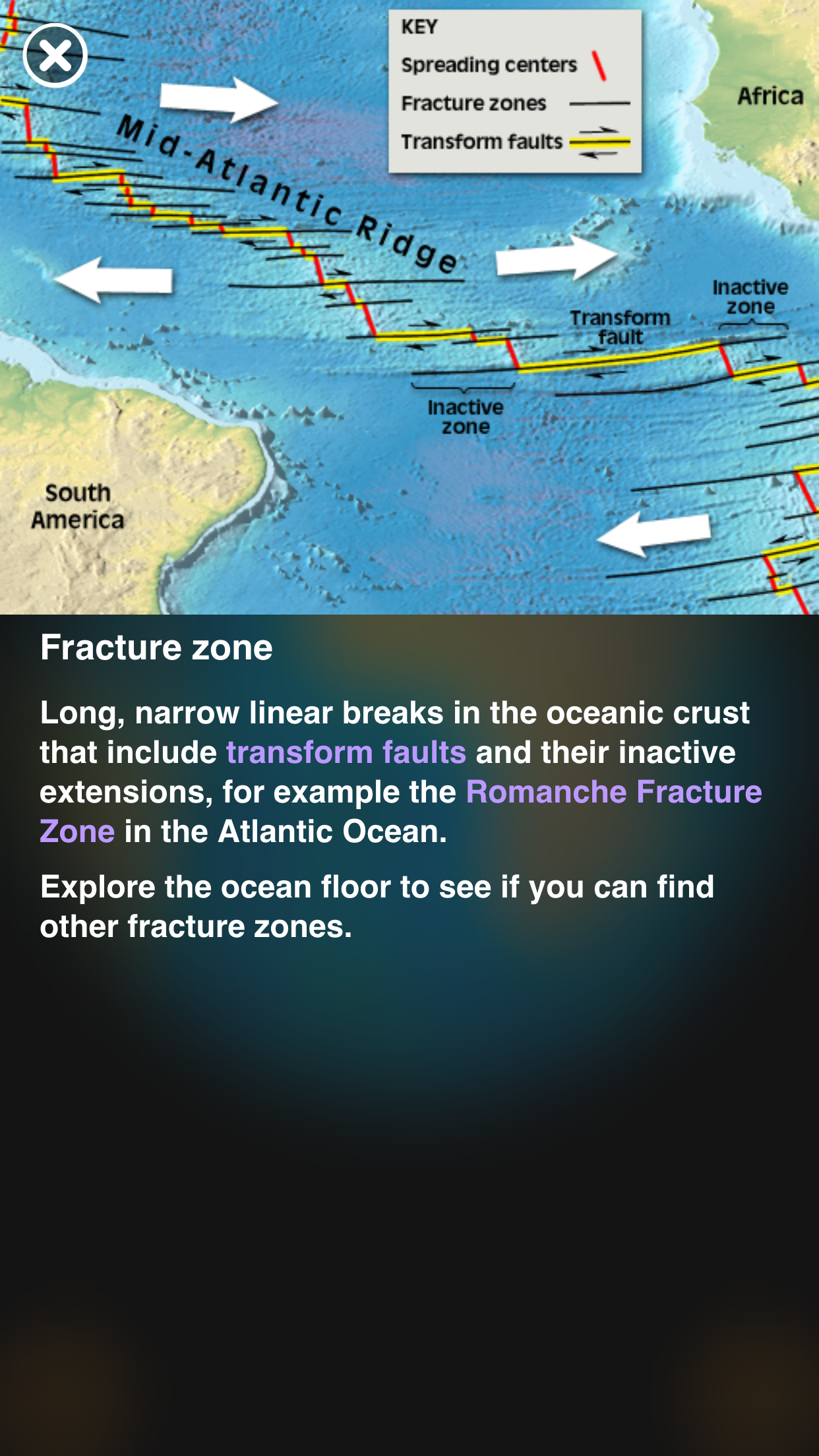 Plate Tectonics Visual Glossary and Atlas screenshot 4