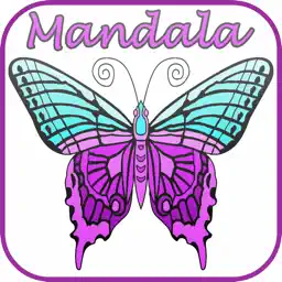 Mandala Coloring Page : Best Colors Therapy Stress Relieving Book For Adult Free app icon