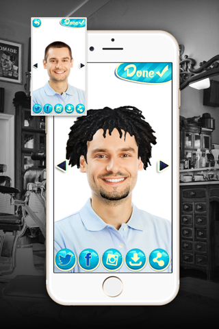 Barber-Shop Pro - Grow & Shave Beard or Mustaches with Facial Men Hair-style.s Stickers screenshot 3