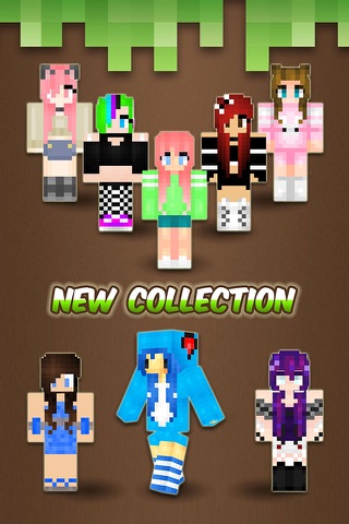 New Girl Skins - Pixel Exporter for MineCraft Pocket Edition screenshot 2