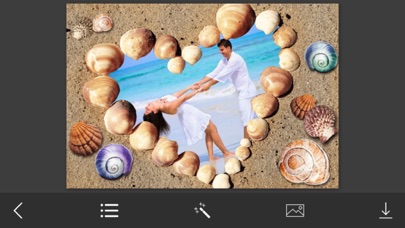 HoneyMoon Beach Photo Frames - Decorate your moments with elegant photo frames iPhone screenshot 4 - Photo & Video app