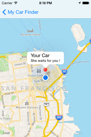 Car Finder - Remember the GPS position of your car screenshot 2