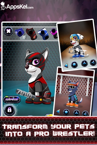 Immortal Pups Wrestle Dress Up Mania – Pro Wrestling Dogs Games for Free screenshot 2