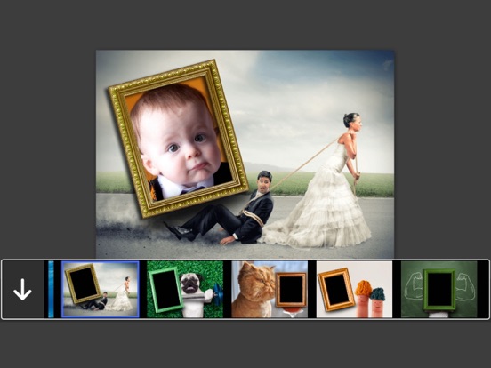 Funny Photo Frames - Decorate your moments with elegant photo frames iPad screenshot 4 - Photo & Video app