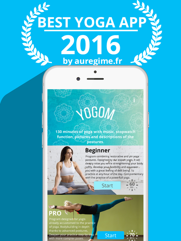 YOGOM - Yoga app free - Yoga for beginners.