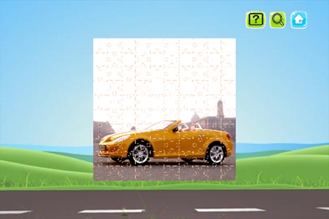 Sport Car Puzzles - Super Car Jigsaw Puzzle Game for Toddlers, Preschool Kids and little Boys screenshot 4