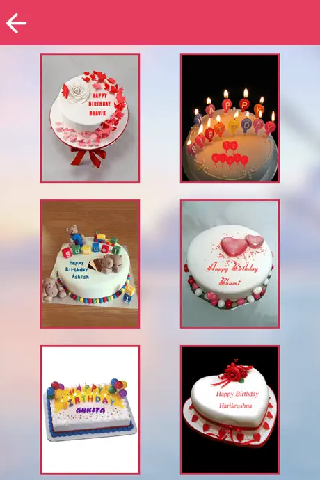 Name On Birthday Cake