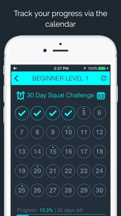30 Day - Squat Challengeのおすすめ画像2