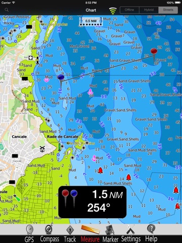 Brittany Nautical Charts Pro screenshot 4