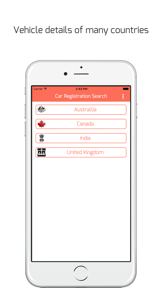 Car Registration Search - Detailed vehicle info screenshot
