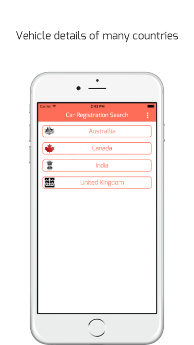 Screenshot #1 pour Car Registration Search - Detailed vehicle info