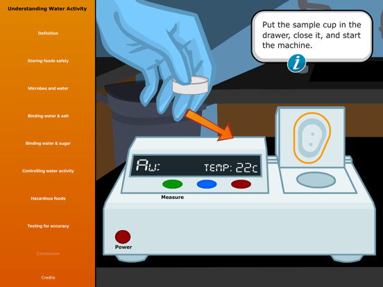 Virtual Labs: Understanding Water Activity iPad screenshot