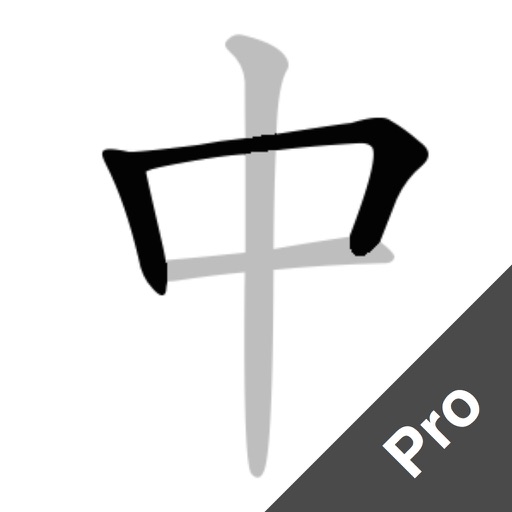 Chinese Strokes Order Helper Pro - Improve the drawing of your pictograms