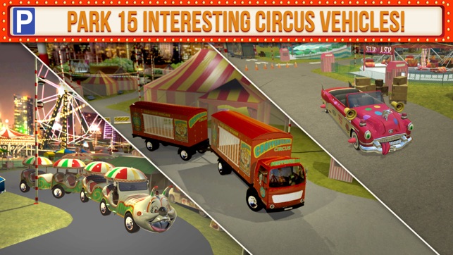 Amusement Park Fair Ground Circus Trucker Parking Simulator(圖5)-速報App