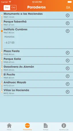 MayaBus screenshot 3
