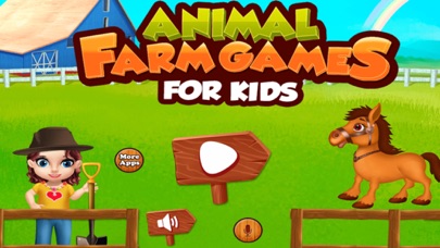 Screenshot #1 pour La Ferme des animaux Jeux pour enfants  les animaux et les activités agricoles dans ce jeu pour enfants et filles - GRATUIT