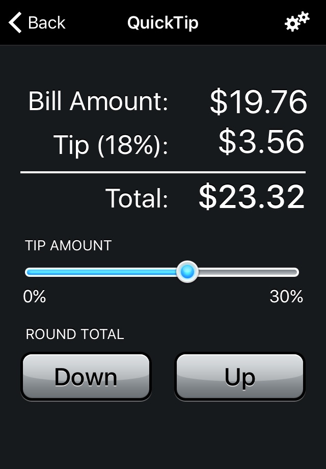 QuickTip™ Tip Calculator screenshot 2