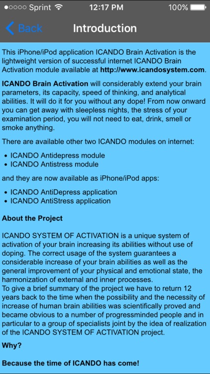 ICanDo Brain Activation