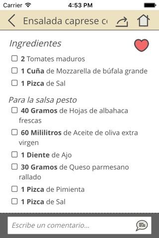 Recetas vegetarianas screenshot 4