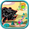 Coloring Page For Kids Games Team Galaxy Edition