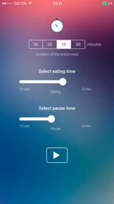 Bariatric Meal Timer screenshot