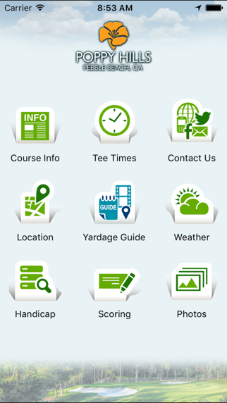Poppy Hills iPhone screenshot 1 - Sports app